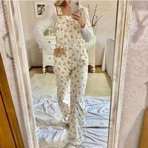 Petersyn Diego Floral Overalls